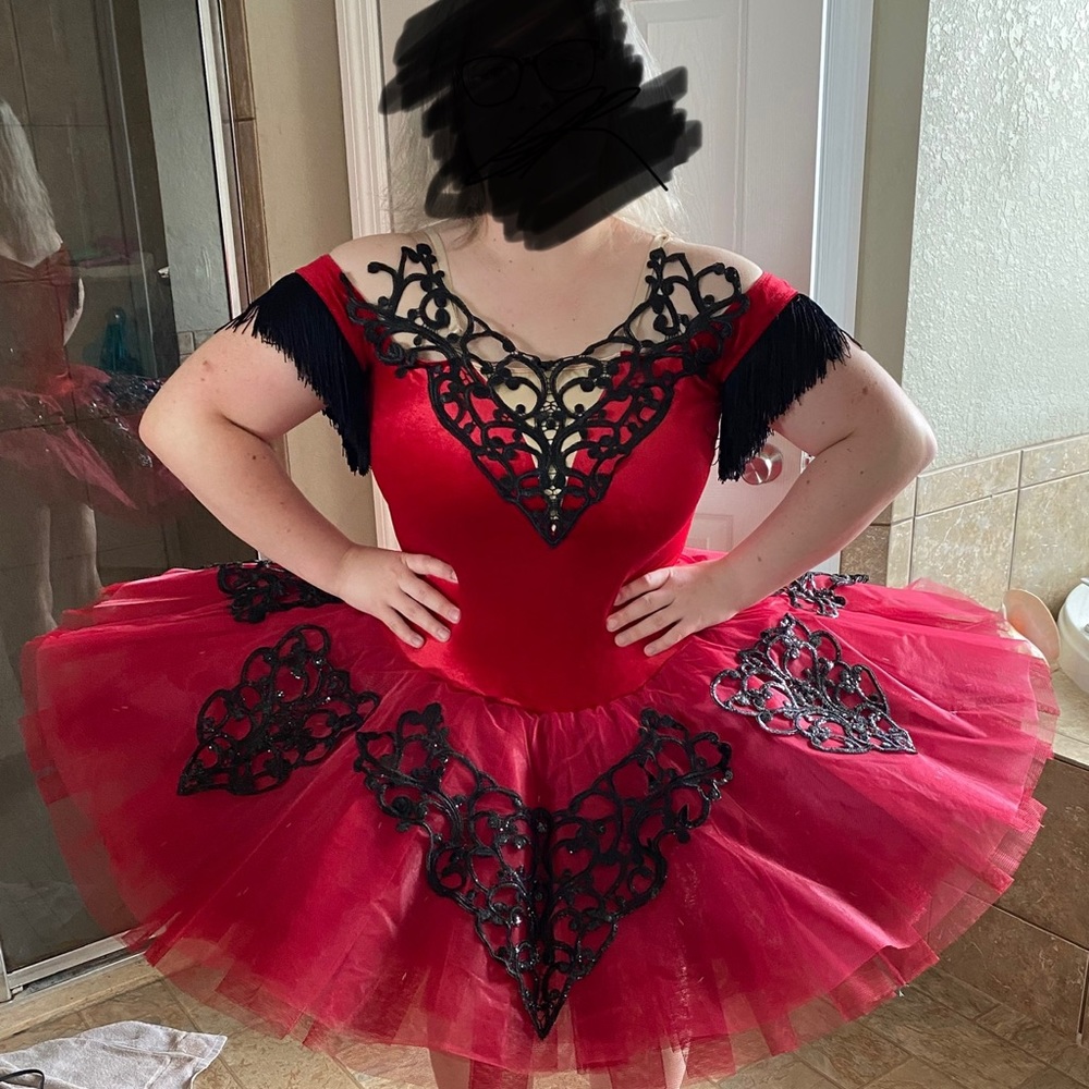 Spanish Tango Pointe/Ballet Dance Costume